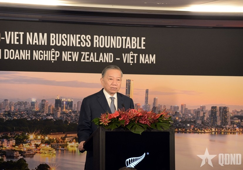 Tổng Bí thư, Chủ tịch nước Tô Lâm dự Hội nghị bàn tròn doanh nghiệp New Zealand - Việt Nam